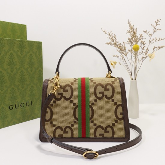 Gucci Ophidia GG Small Top Handle Bag