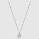 Gucci Interlocking G Pendant Necklace Silver Small