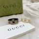 Gucci Icon Ring with Yellow Gold Interlocking G