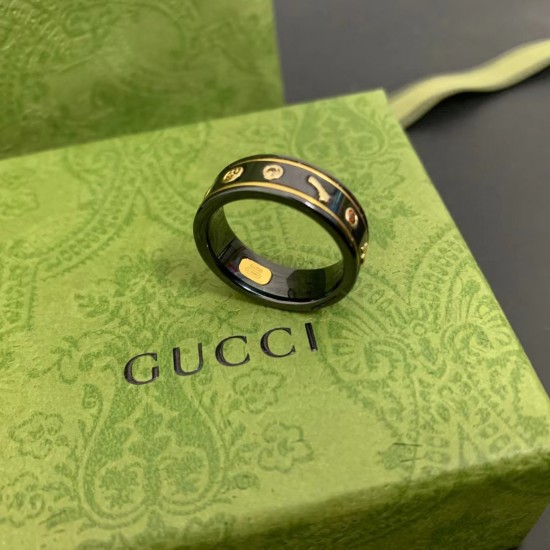 Gucci Icon Ring with Gemstones