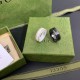 Gucci Icon Ring in Black/White