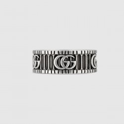 Gucci Ring with  Double G in Silver