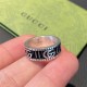 Gucci Ring with  Double G in Silver