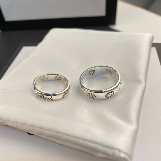 Gucci Blind for Love' Ring in Silver