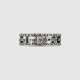 Gucci Silver Ring with Square G