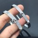 Hermes Collier de Chien Double Layer Bracelet White Gold/Rose Gold