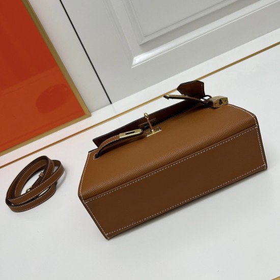 Hermes Swift Kelly Pochette Jaune Ambre 