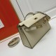 Hermes Swift Kelly Pochette White