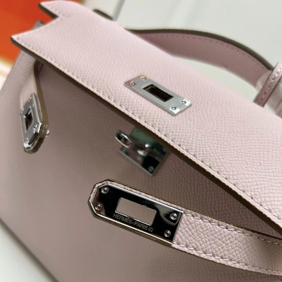 Hermes Swift Kelly Pochette Pink