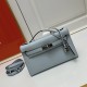 Hermes Swift Kelly Pochette Sky Blue