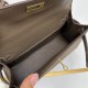 Hermes Swift Kelly Pochette Dark Brown