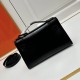 Hermes Swift Kelly Pochette Black