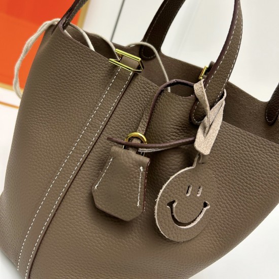 Hermes Picotin Lock 18 Dark Brown