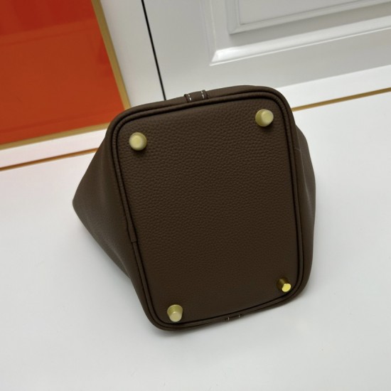 Hermes Picotin Lock 18 Dark Brown