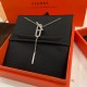 Hermes New Farandole Necklace With Diamonds White Gold/Rose Gold