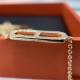 Hermes New Farandole Necklace With Diamonds White Gold/Rose Gold