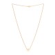 Hermes Pop H Pendant Necklace In Pale Yellow