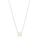 Hermes Pop H Pendant Necklace In Pale Yellow