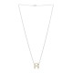 Hermes Pop H Pendant Necklace In Pale Yellow