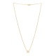 Hermes Pop H Pendant Necklace In Pale Yellow