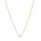 Hermes Pop H Pendant Necklace In Pale Yellow