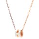 Hermes Pop H Pendant Necklace In White