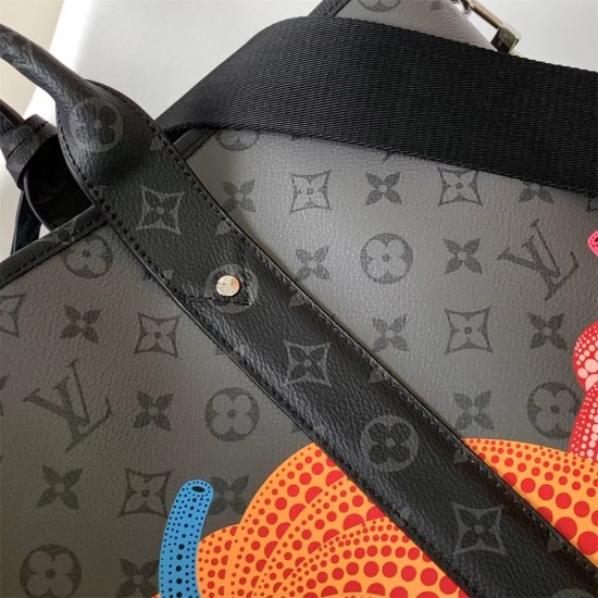 LV LouisVuitton Pumpkin Shoulder Bags Briefcase Travel Bag Big Bag 013