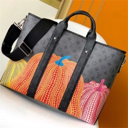 LV LouisVuitton Pumpkin Shoulder Bags Briefcase Travel Bag Big Bag 013