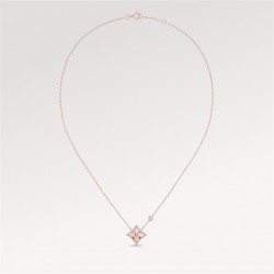 Lv Color Blossom BB Star Pendant, Pink Gold, Pink Mother-Of-Pearl And Diamond