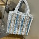 PRADA Shoulder Bags 002 Woven Tote Bag