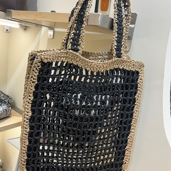 PRADA Shoulder Bags 010 Woven Tote Bag