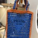 PRADA Shoulder Bags 010 Woven Tote Bag