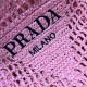 PRADA Shoulder Bags 010 Woven Tote Bag