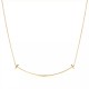 Tiffany T Smile Pendant in Yellow Gold, Large