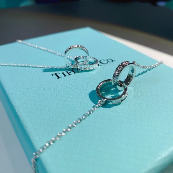 Tiffany Double Ring Necklace