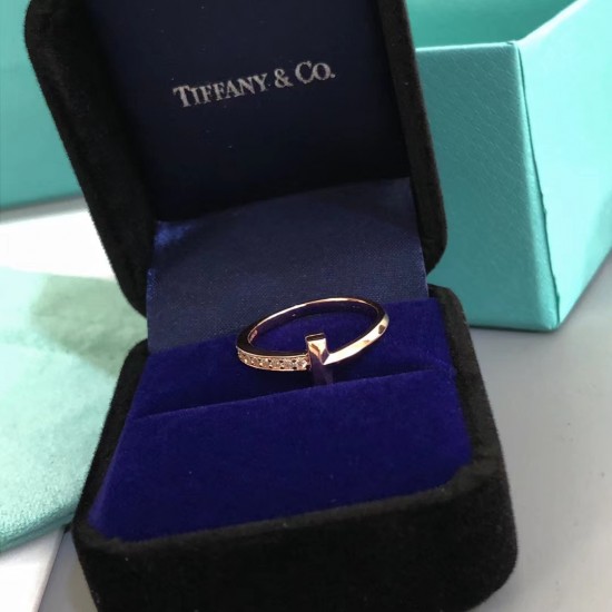 Tiffany T1 Ring 18k Gold With Diamonds 