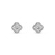 Van Cleef & Arpels Magic Alhambra Earrings With Pave Diamonds 3 Colors