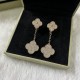 Van Cleef & Arpels Magic Alhambra Earrings 2 Motifs With Pave Diamonds 3 Colors