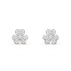 Van Cleef & Arpels Frivole Earrings With Pave Diamond 3 Colors