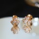 Van Cleef & Arpels Frivole Earrings With Pave Diamond 3 Colors Mini