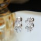 Van Cleef & Arpels Frivole Earrings With Pave Diamond 3 Colors Mini