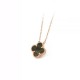 Van Cleef & Arpels Vintage Alhambra Necklace in Grey