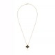 Van Cleef & Arpels Vintage Alhambra Necklace in Grey