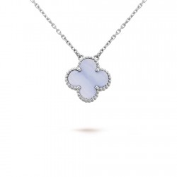 Van Cleef & Arpels Vintage Alhambra Necklace in Violet