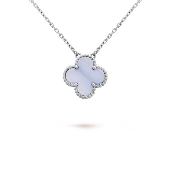 Van Cleef & Arpels Vintage Alhambra Necklace in Violet