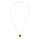 Van Cleef & Arpels Vintage Alhambra Necklace in Amber