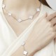 Van Cleef & Arpels Vintage Alhambra Necklace, 10 Motifs With White Mother-of-pearl