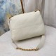 YSL Jamie 4.3 Quilted Leather Shoulder Bag in White