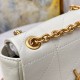 YSL Jamie 4.3 Small Quilted Leather Shoulder Bag in White