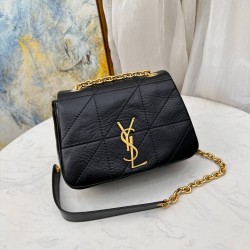 YSL Jamie 4.3 Small Quilted Leather Shoulder Bag in Black